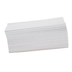 Ręcznik ZZ makulaturowy, biały 1w  4000