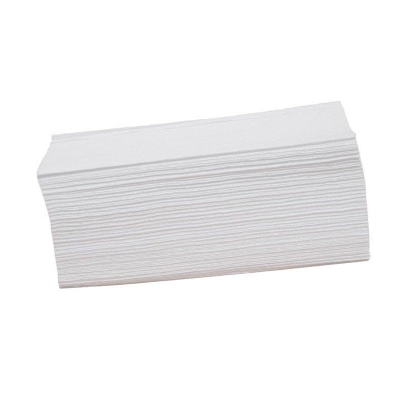 Ręcznik ZZ makulaturowy, biały 1w  4000