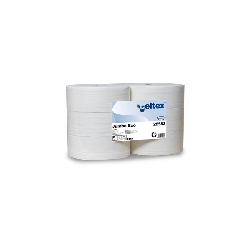Papier toaletowy Jumbo Eco białuy 320 metrów 2 warstwowy Celtex SpA
