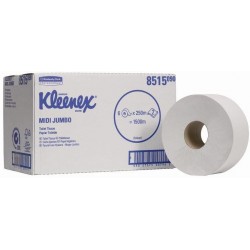Kleenex papier toaletowy Jumbo 2 warstwowy biały 250 m karton 6 rolek