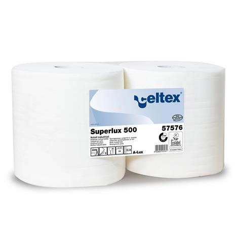 Czyściwo celuloza Super Lux 500 białe 190 metrów 3 warstwy Celtex SpA