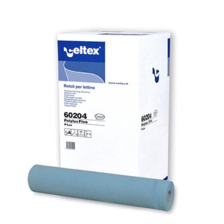 Podkład medyczny podfoliowany 50/50m PE+celuloza niebieski Celtex SpA