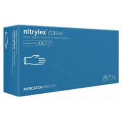 Rękawice nitrylowe  blue M a 100 Nitrylex Classic