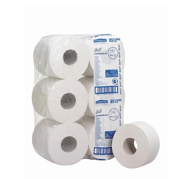8512 SCOTT® PERFORMANCE papier toaletowy Jumbo 200m 2 w biały Kimberly Clark