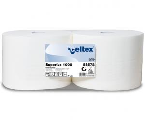 Czyściwo celuloza SuperLux 1000 białe 340m 3 warstwy  a2 rolki Celtex SpA