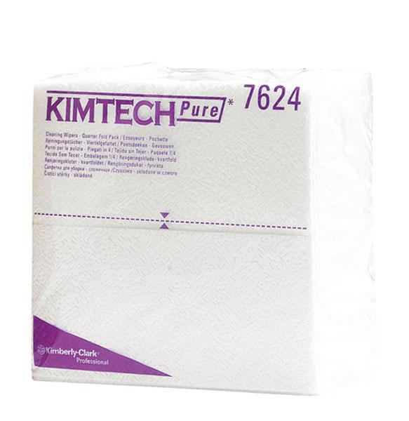 7624 KIMTECH PURE* - W3 czyściwo składanie 1/4 białe karton 12 paczek Kimberly Clark