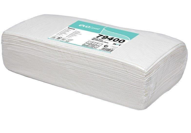 Ręcznik fryzjerki biały 80x40cm karton 8x50sztuk3 warstwy, Ręcznik fryzjerki biały 80x40cm karton 8x50sztuk3 warstwy,