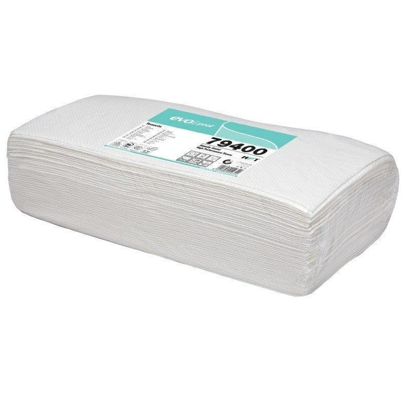 Ręcznik fryzjerki biały 80x40cm karton 8x50sztuk3 warstwy,