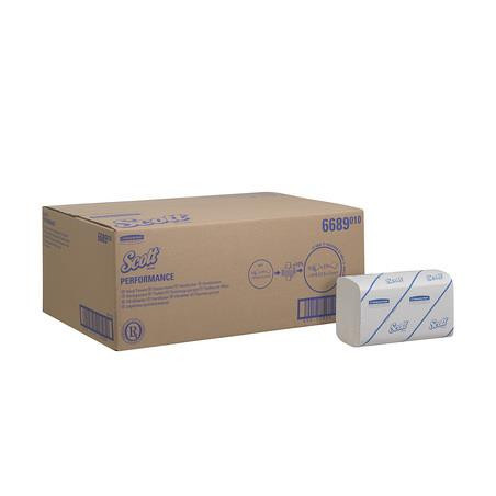 SCOTT ręcznik papierowy składany 6689 biały karton 15 op. x 274 listków