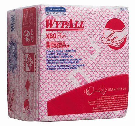 WYPALL* X80 Plus czerwone czyściwo QF karton 8 x 30 sztuk