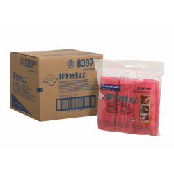 Ścierki WypAll® Microfibre Cloths Red 40 x 40 cm karton 4 x 6 sztuk czerwone