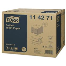 Tork papier toaletowy składany biały 2w 114271  36x242listki