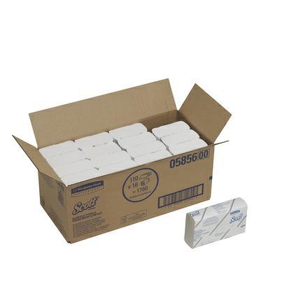 Ręcznik Scott SLIMFOLD biały kod U5856 16 x 110 listków 1 warstwowy Kimberly Clark