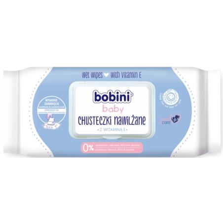 Chusteczki  nawilżone Bobini 70 szt.z witaminą E