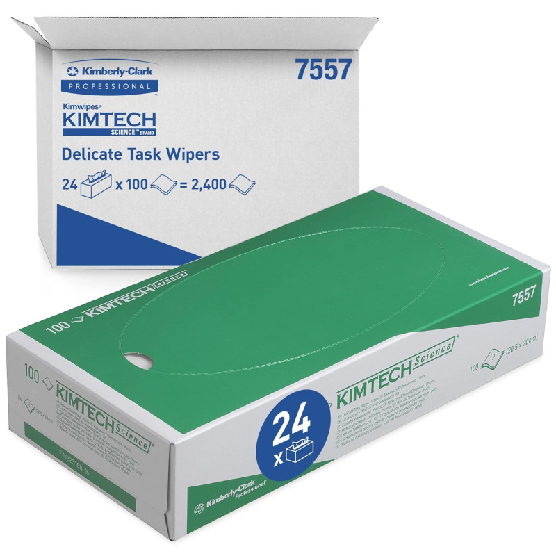 Czyściwo Kimtech® Science białe 2w 24 x100 listków do delikatnych powierzchni