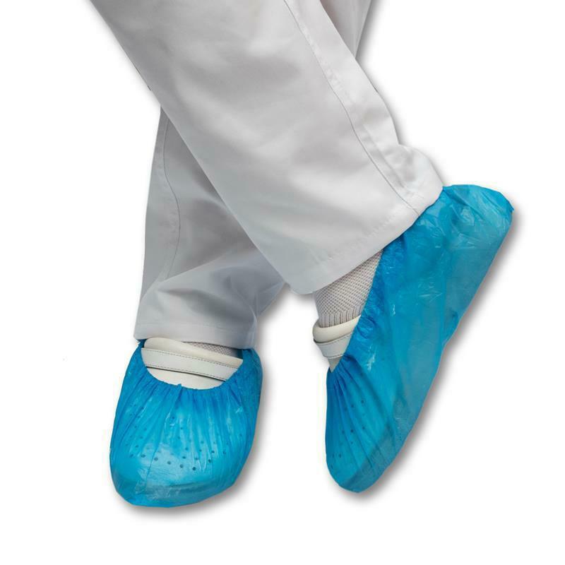 Osłony na buty CPE 15/41 nieb. KARTON 20op.x 100szt gr.0,02mm