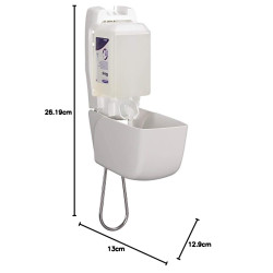 6955 Dozowni mydła Aquarius 1l łokciowy biały Kimberly Clark